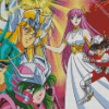 Saint Seiya Characters Diamond Painting