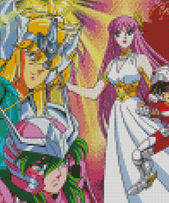 Saint Seiya Characters Diamond Painting