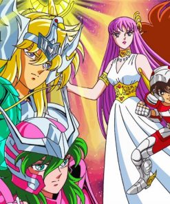 Saint Seiya Characters Diamond Painting