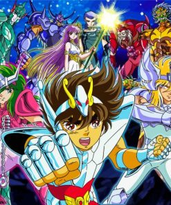 Saint Seiya Manga Anime Characters Diamond Painting