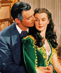 Scarlett O'Hara And Rhett Butler Gone With The Wind Diamond Painting