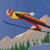 Ski Jump Art Diamond Painting