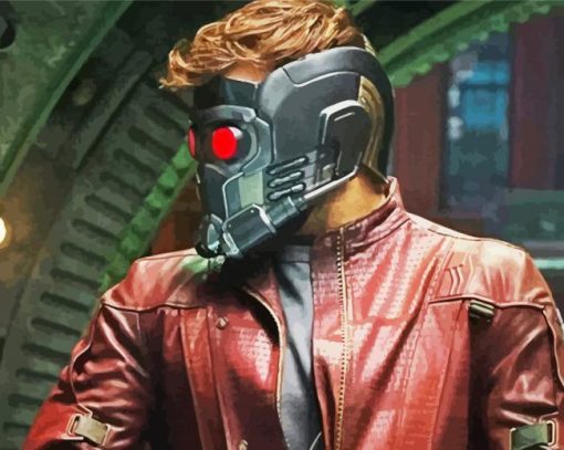 Star Lord With Mask Diamond Painting