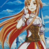 Sword Art Online Manga Anime Girl Diamond Painting