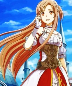 Sword Art Online Manga Anime Girl Diamond Painting