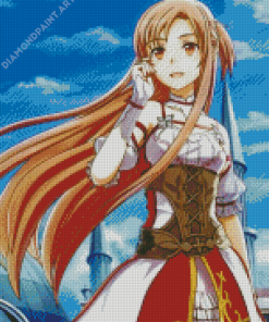 Sword Art Online Manga Anime Girl Diamond Painting