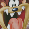 Taz Looney Tunes Animation Diamond Painting