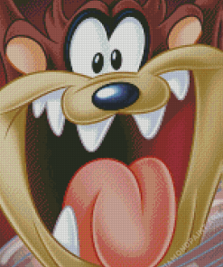 Taz Looney Tunes Animation Diamond Painting