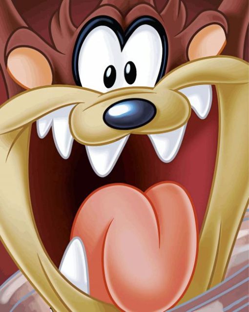 Taz Looney Tunes Animation Diamond Painting