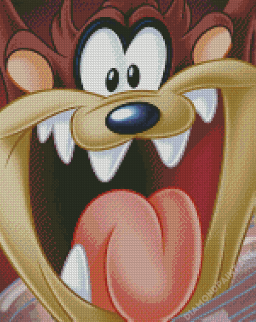 Taz Looney Tunes Animation Diamond Painting