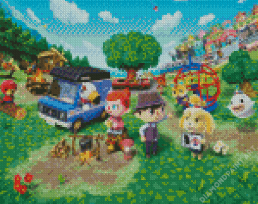 The Animal Crossing Art Diamond Painting