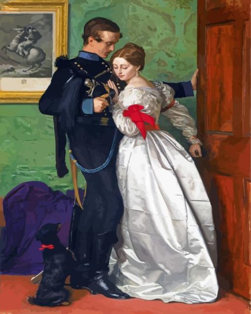 The Black Brunswicker Millais Art Diamond Painting