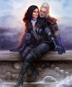 The Witcher Yennefer And Geralt Diamond Painting