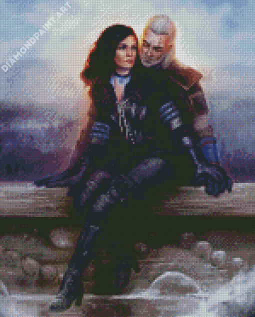 The Witcher Yennefer And Geralt Diamond Painting