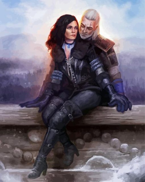 The Witcher Yennefer And Geralt Diamond Painting