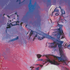 Tiny Tinas Wonderlands Girl With Axe Diamond Painting