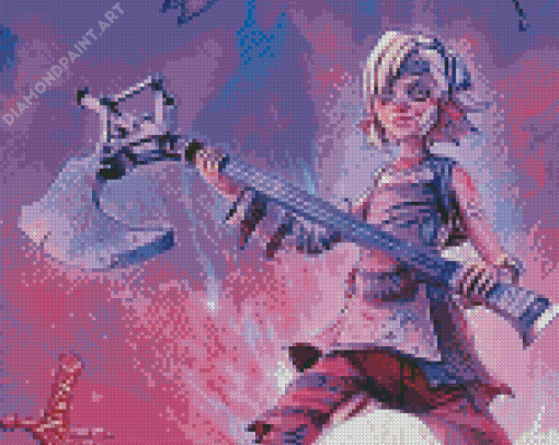 Tiny Tinas Wonderlands Girl With Axe Diamond Painting