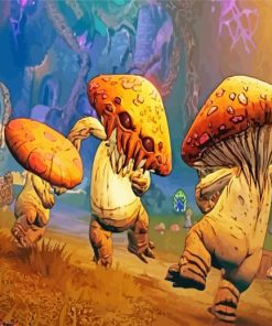 Tiny Tinas Wonderlands Mushrooms Diamond Painting