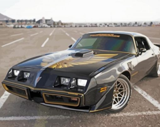 Trans Am Car Diamond Painting