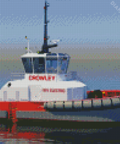 Tug Boat Diamond Painting