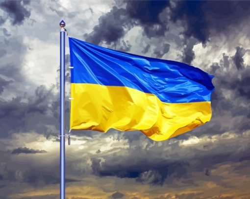 Ukraine Flag Diamond Painting