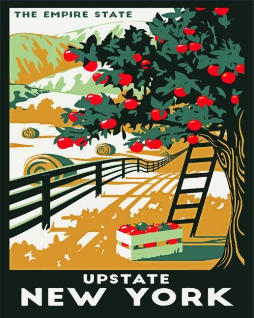 Upstate New York Poster Diamond Painting