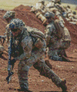 Us Army In War Diamond Painting