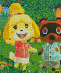 Video Game Animal Crossing Diamond Painting