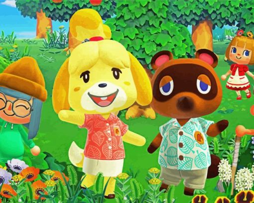 Video Game Animal Crossing Diamond Painting