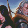 Yennefer And Geralt Art Diamond Painting