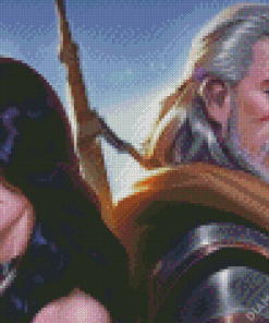 Yennefer And Geralt Art Diamond Painting