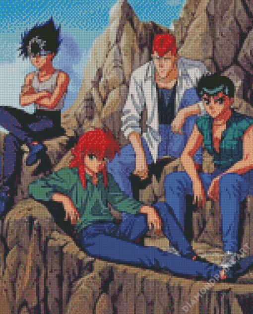 Yu Yu Hakusho Manga Anime Diamond Painting