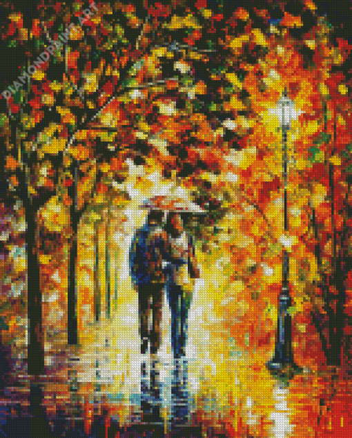 A Walk In Autumn Diamond Painting