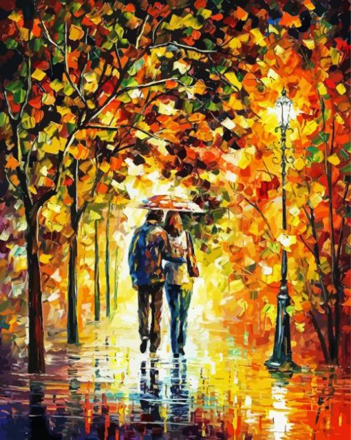 A Walk In Autumn Diamond Painting