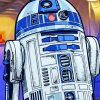 Aeshetic R2d2 Illustration Diamond Painting