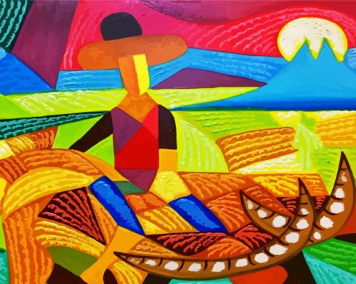 Abstract Farmer Diamond Painting