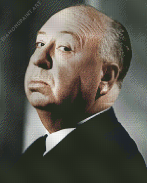 Aesthetic Alfred Hitchcock Diamond Painting