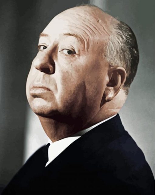 Aesthetic Alfred Hitchcock Diamond Painting