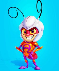 Aesthetic Atom Ant Cartoon Diamond Painting