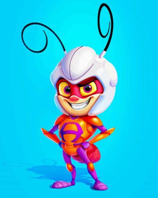 Aesthetic Atom Ant Cartoon Diamond Painting