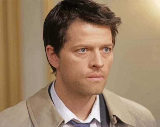 Aesthetic Castiel Art Diamond Painting