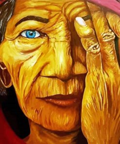 Aesthetic Old Lady Art Diamond Painting