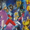 Saint Seiya Anime Diamond Painting