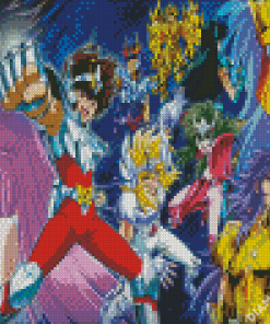 Saint Seiya Anime Diamond Painting