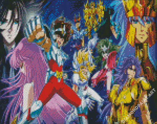 Saint Seiya Anime Diamond Painting