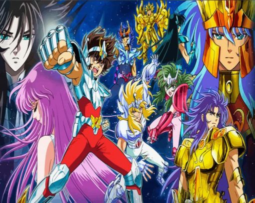 Saint Seiya Anime Diamond Painting