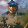 Aesthetic Sea Captain Diamond Painting