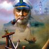 Aesthetic Sea Captain Diamond Painting