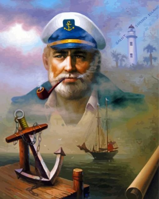 Aesthetic Sea Captain Diamond Painting