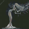 Aesthetic Tree Lady Diamond Painting